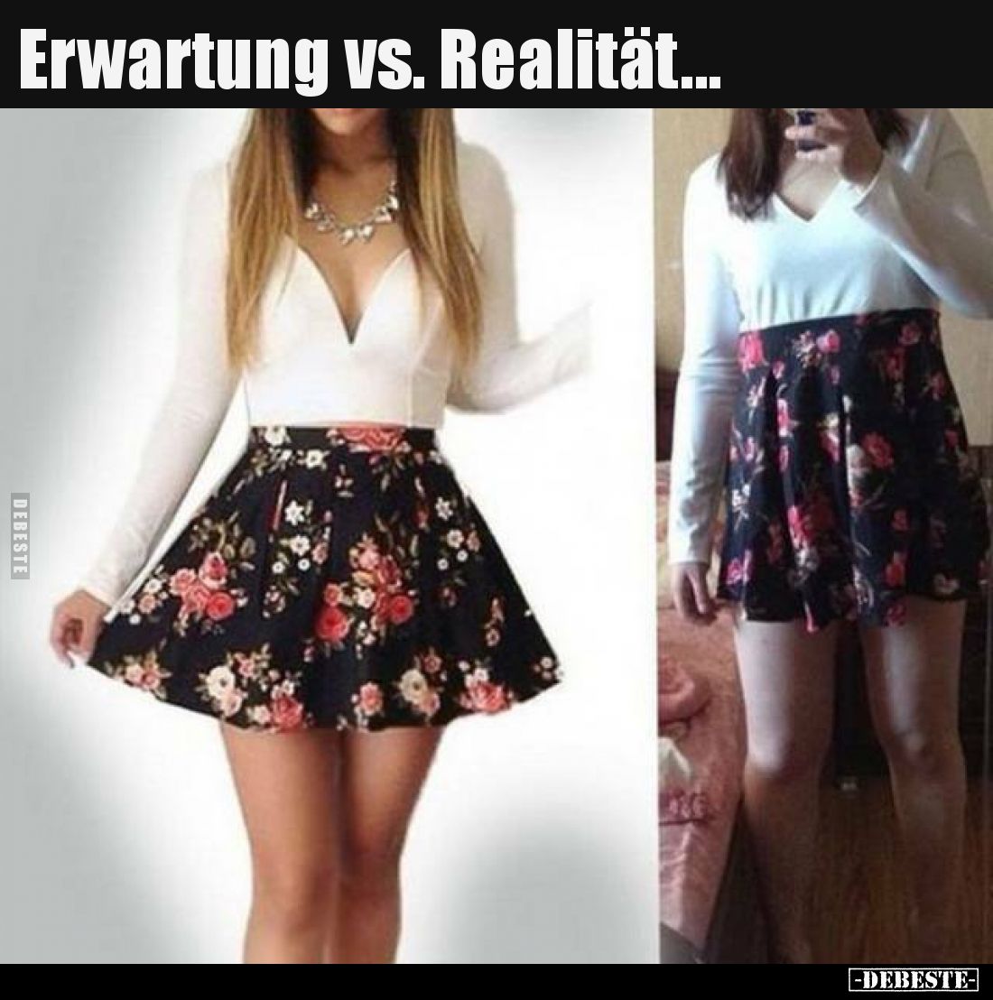 Erwartung vs. Realität