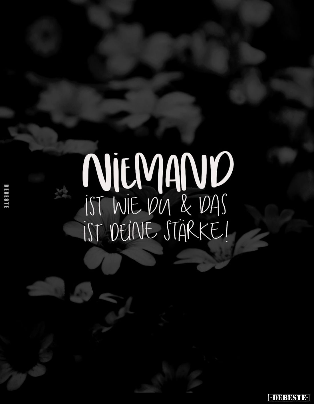 Niemand ist wie du & das ist deine Stärke!