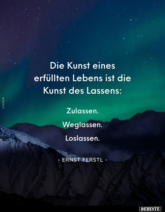 Die Kunst eines erfüllten Lebens.. - Lustige Bilder | DEBESTE.de