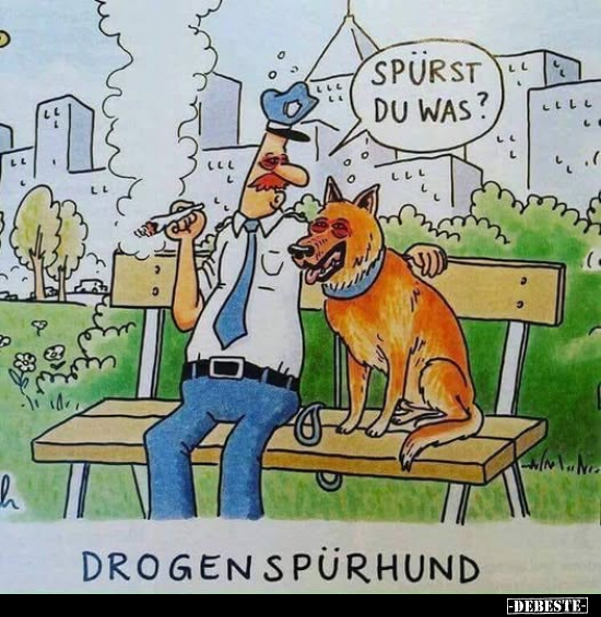 Drogenspürhund... - Lustige Bilder | DEBESTE.de