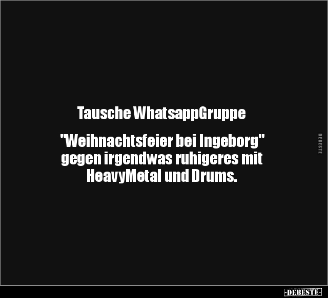 Tausche WhatsappGruppe.. - Lustige Bilder | DEBESTE.de