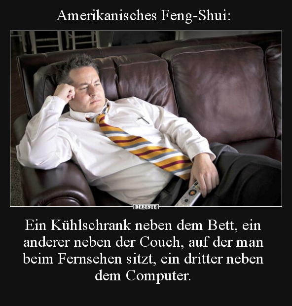 Amerikanisches Feng-Shui: Ein Kühlschrank neben dem Bett.. - Lustige Bilder | DEBESTE.de
