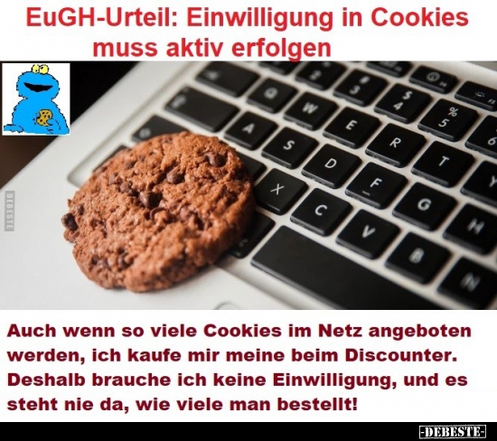 EuGH-Urteil: Einwilligung in Cookies..