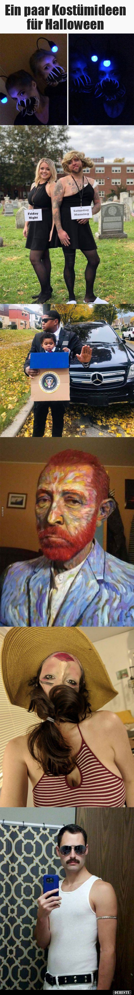 Ein paar Kostümideen für Halloween..