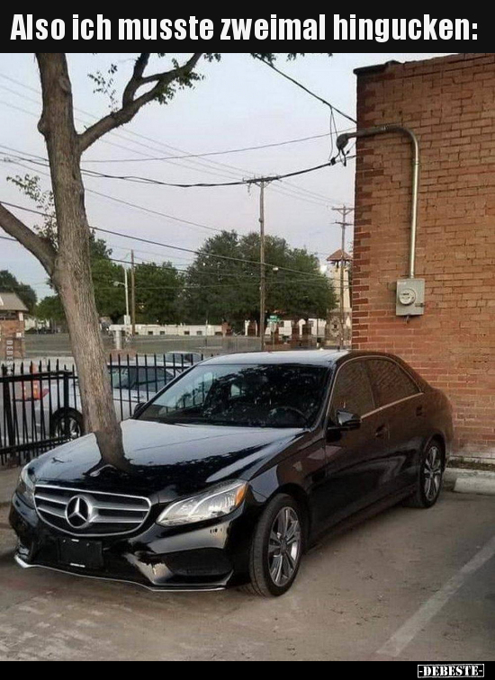 Also ich musste zweimal hingucken..