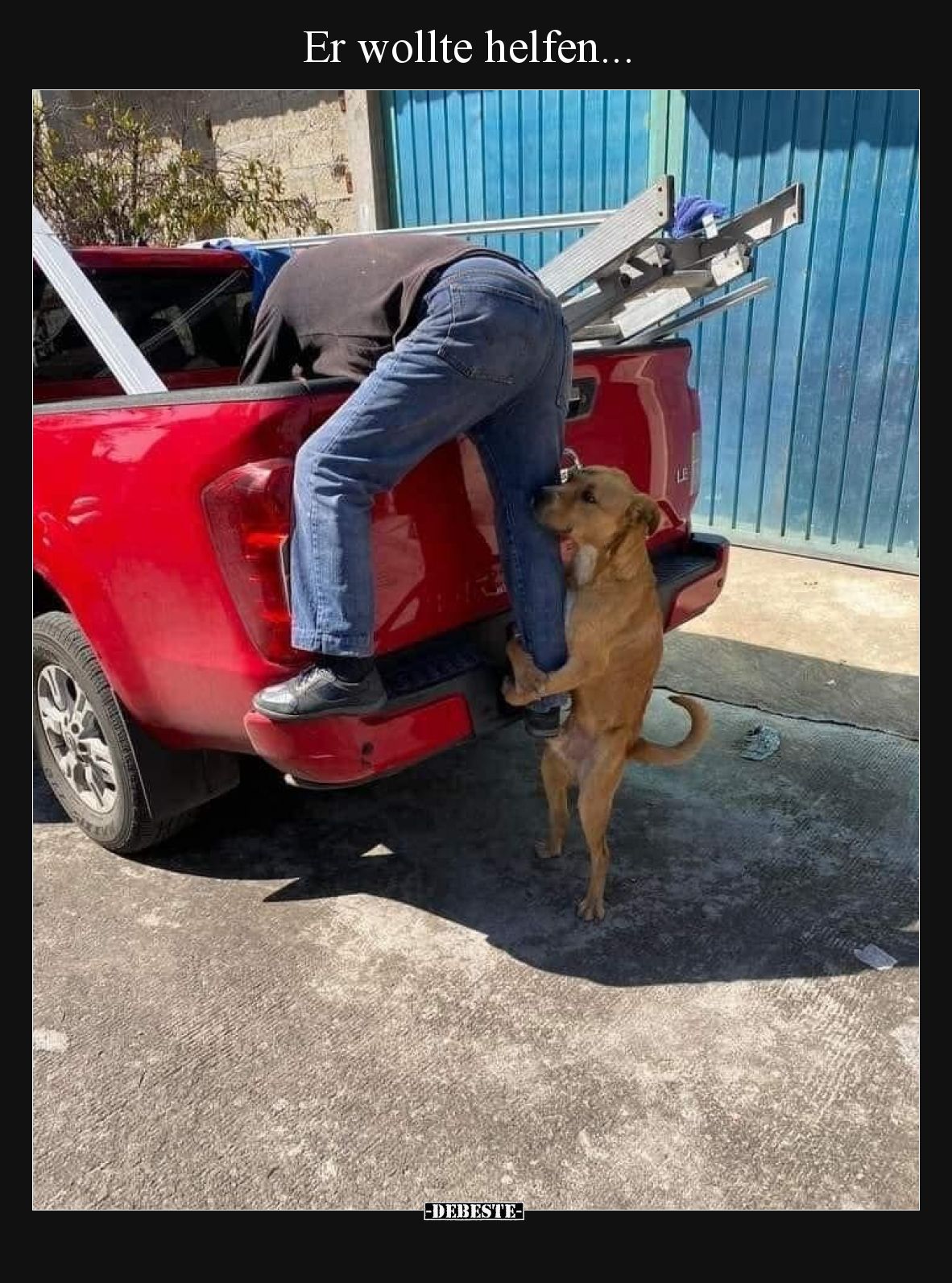 Er wollte helfen.