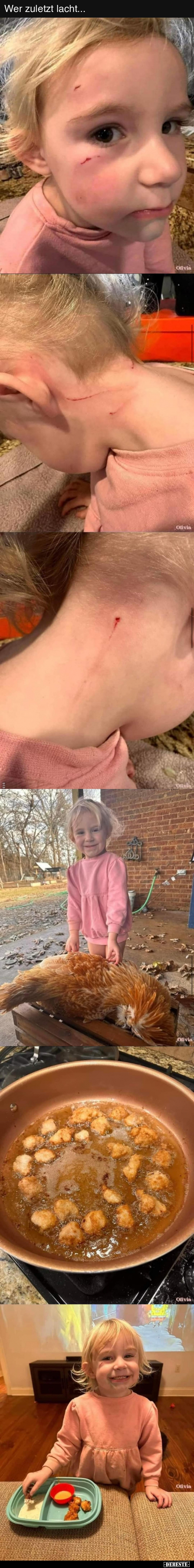 Wer zuletzt lacht...