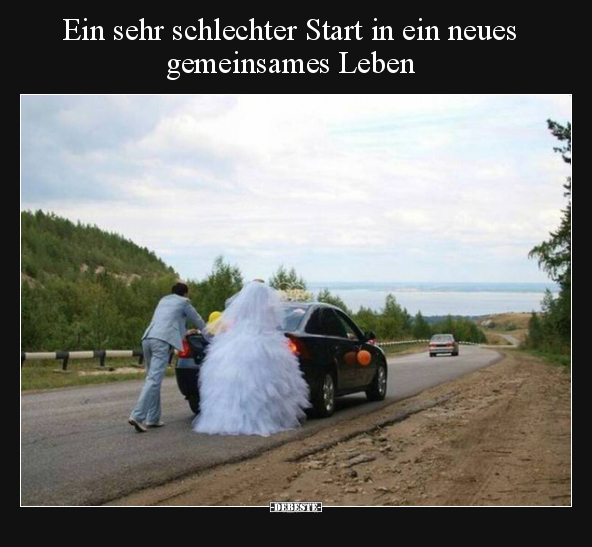 Ein sehr schlechter Start in ein neues gemeinsames.. - Lustige Bilder | DEBESTE.de