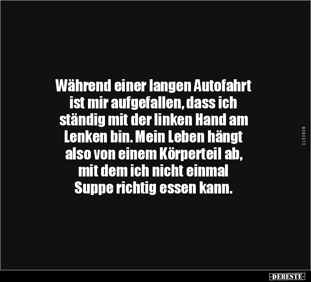 Während einer langen Autofahrt ist mir aufgefallen.. - Lustige Bilder | DEBESTE.de