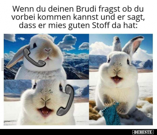 Wenn du deinen Brudi fragst ob du vorbei kommen kannst und.. - Lustige Bilder | DEBESTE.de