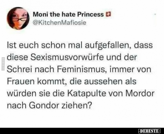 Ist euch schon mal aufgefallen, dass diese..