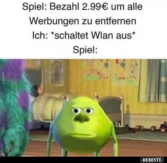 Spiel: Bezahl 2.99€ um alle Werbungen zu entfernen.. - Lustige Bilder | DEBESTE.de