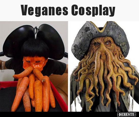 Veganes Cosplay..