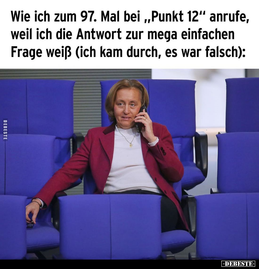 Wie ich zum 97. Mal bei „Punkt 12" anrufe, weil ich die Antwort zur mega einfachen Frage weiß (ich kam durch, es war fal...