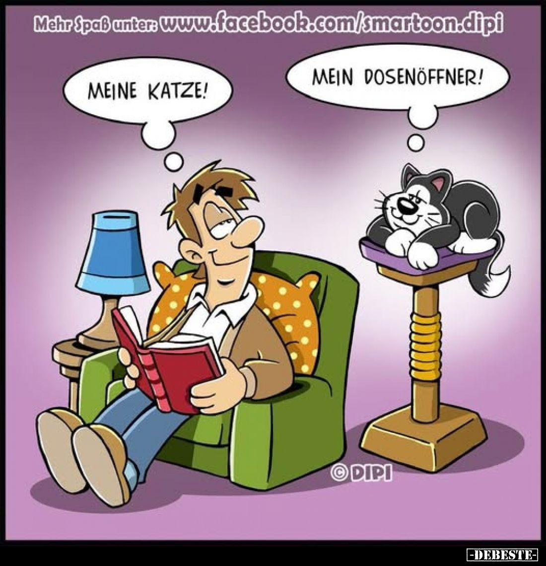 Meine Katze!
Mein Dosenöffner!