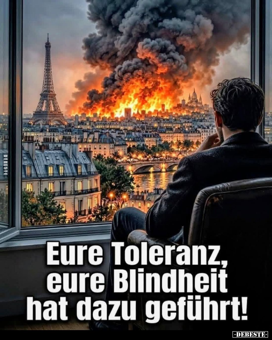 Eure Toleranz, eure Blindheit hat dazu geführt!.. - Lustige Bilder | DEBESTE.de