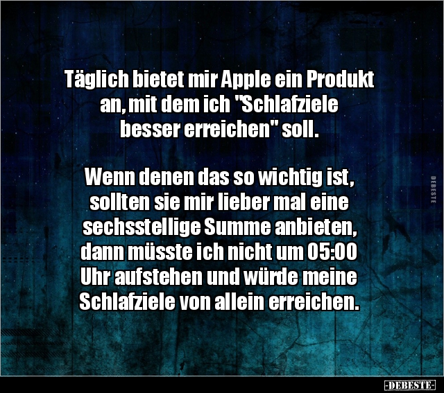 Täglich bietet mir Apple ein Produkt an, mit dem ich.. - Lustige Bilder | DEBESTE.de