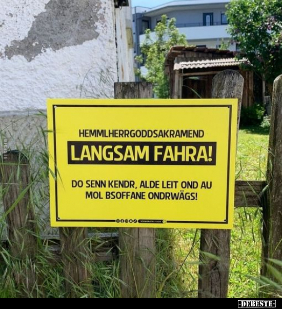 Langsam fahra!.. - Lustige Bilder | DEBESTE.de