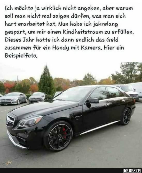 Ich möchte ja wirklich nicht angeben..