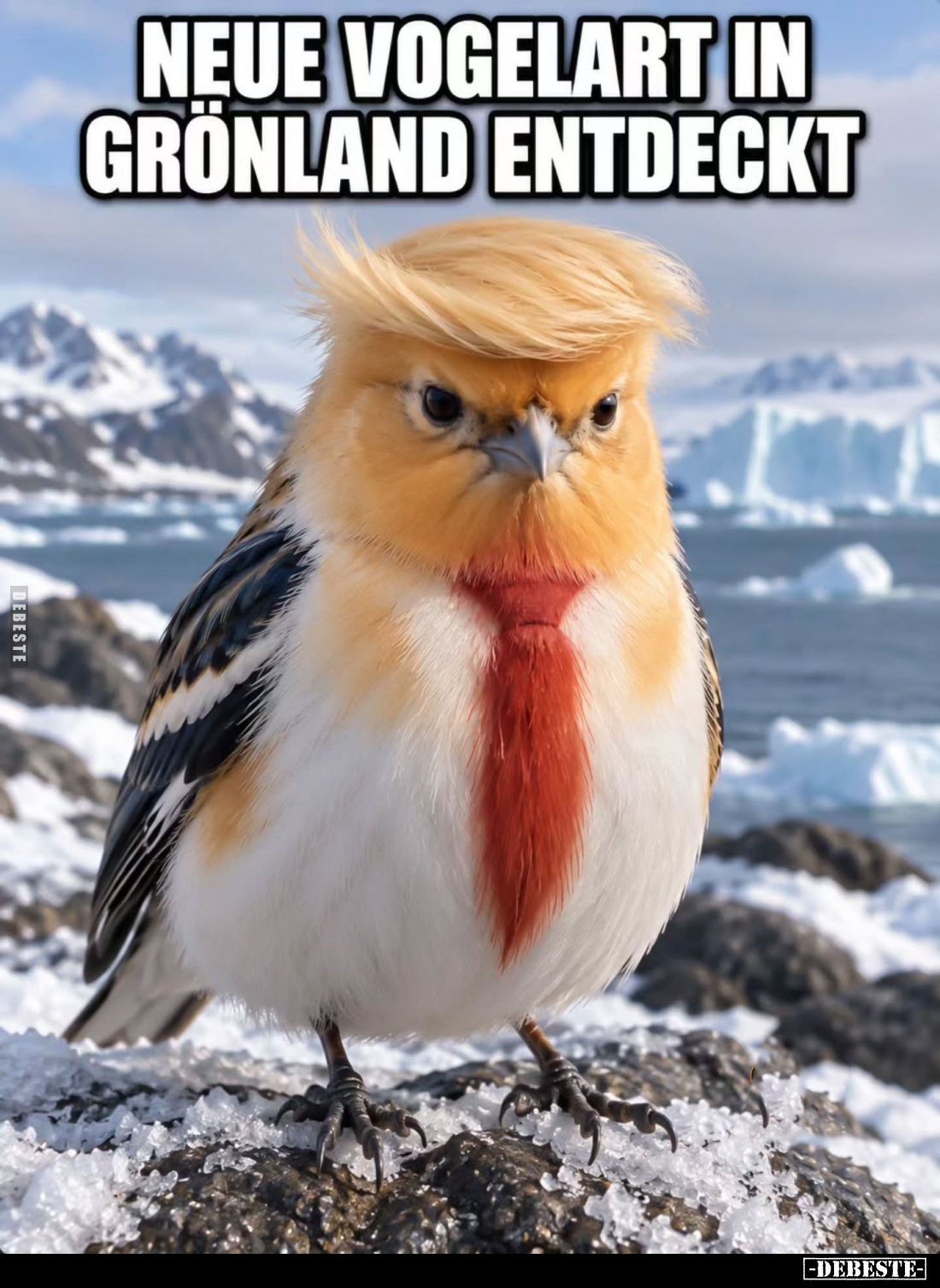 Neue Vogelart in Grönland entdeckt.