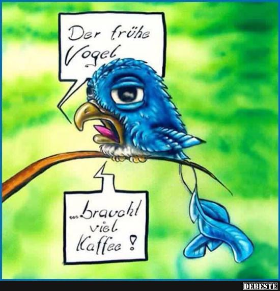 Der früche Vogel..