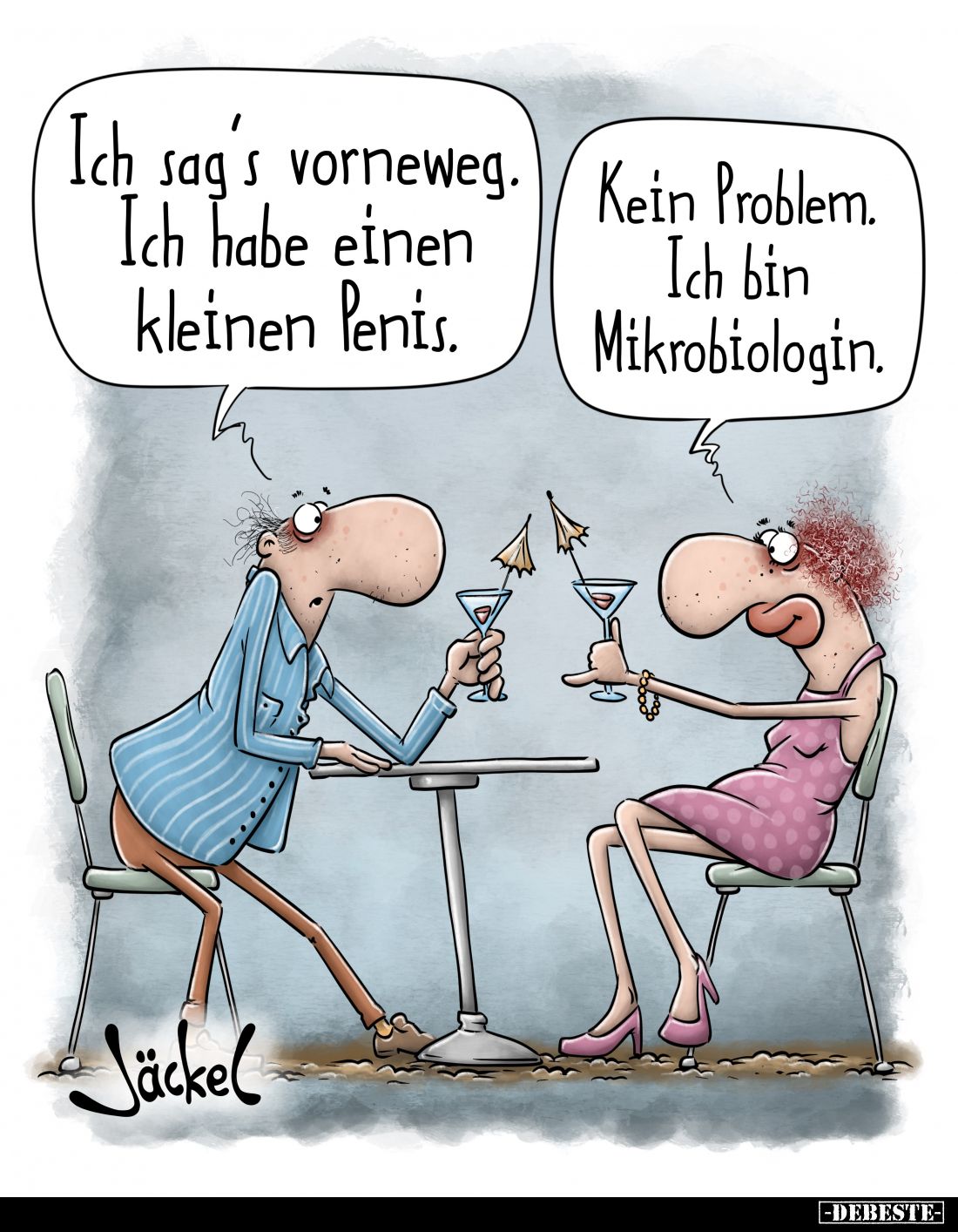 Ich sag's vorneweg.
Ich habe einen kleinen Penis. Kein Problem. Ich bin Mikrobiologin.