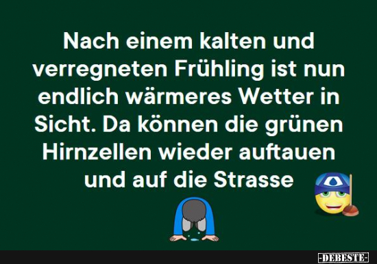 Kein Greta-Wetter  - Lustige Bilder | DEBESTE.de