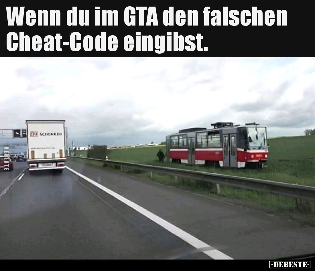 Wenn du im GTA den falschen Cheat-Code eingibst... - Lustige Bilder | DEBESTE.de