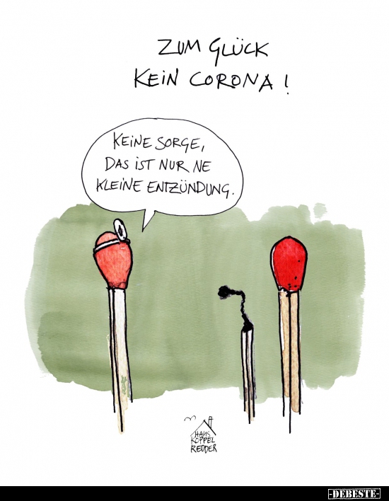 Zum Glück kein Corona!.. - Lustige Bilder | DEBESTE.de