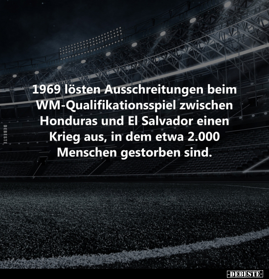 1969 lösten Ausschreitungen beim WM-Qualifikationsspiel.. - Lustige Bilder | DEBESTE.de
