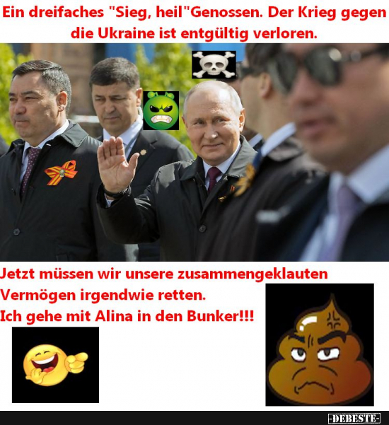 Putin verabschiedet sich! - Lustige Bilder | DEBESTE.de