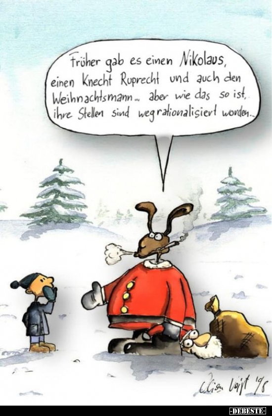 Früher gab es einen Nikolaus.. - Lustige Bilder | DEBESTE.de