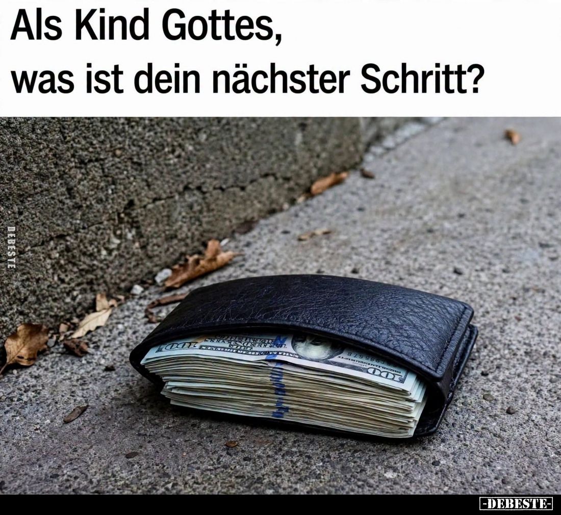 Als Kind Gottes, was ist dein nächster Schritt?