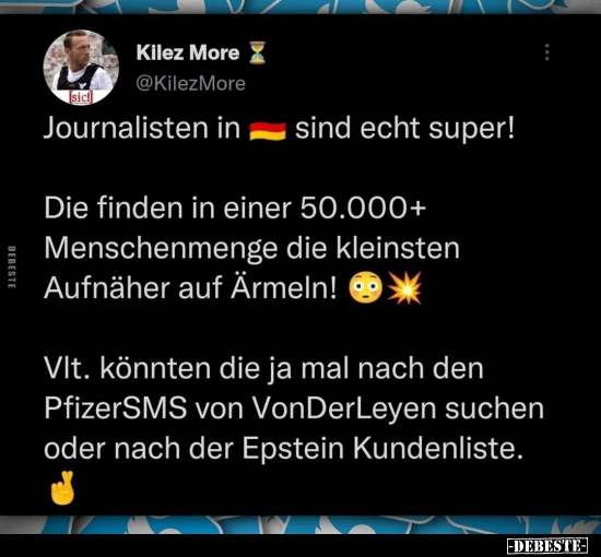 Journalisten in Deutschland sind echt super! Die finden in einer.. - Lustige Bilder | DEBESTE.de
