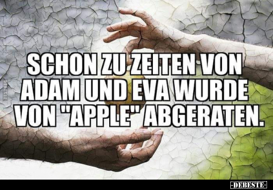 Schon zu Zeiten von Adam und Eva.. - Lustige Bilder | DEBESTE.de