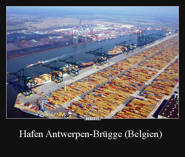 Hafen Antwerpen-Brügge (Belgien).. - Lustige Bilder | DEBESTE.de