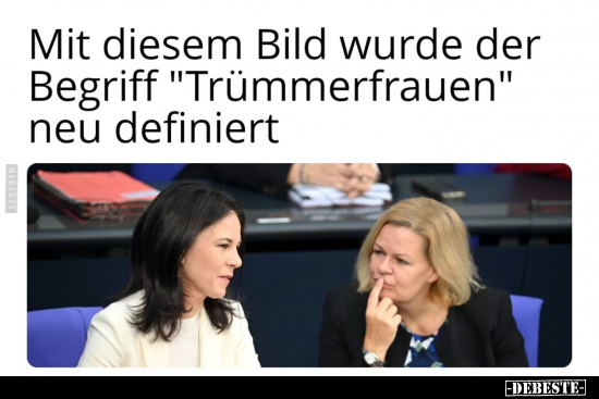 Mit diesem Bild wurde der Begriff "Trümmerfrauen".. - Lustige Bilder | DEBESTE.de