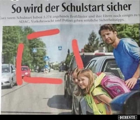 So wird der Schulstart sicher... - Lustige Bilder | DEBESTE.de