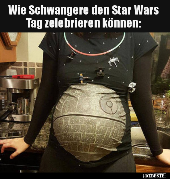 Wie Schwangere den Star Wars Tag zelebrieren können.. - Lustige Bilder | DEBESTE.de