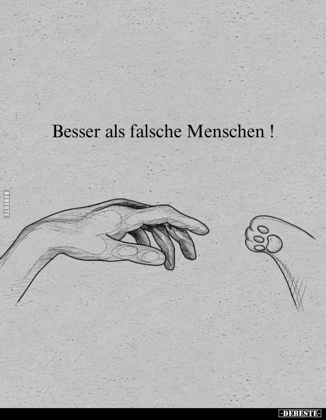 Besser als falsche Menschen!