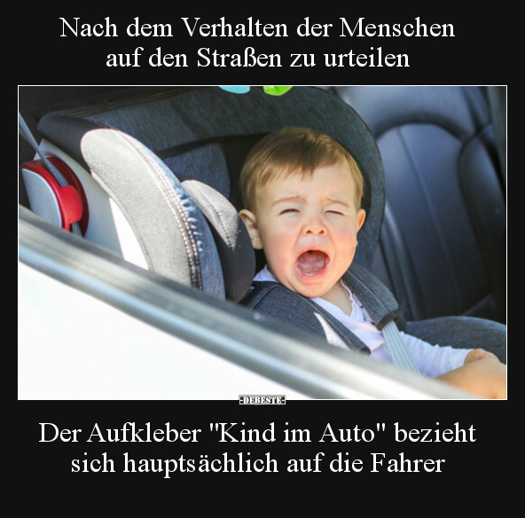 Nach dem Verhalten der Menschen auf den Straßen zu.. - Lustige Bilder | DEBESTE.de