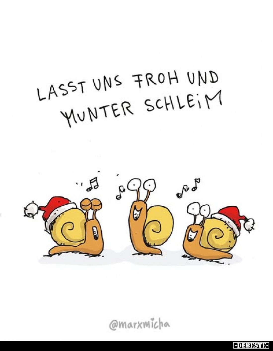 Lasst uns froh und munter Schleim