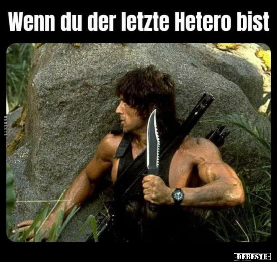 Wenn du der letzte Hetero bist..