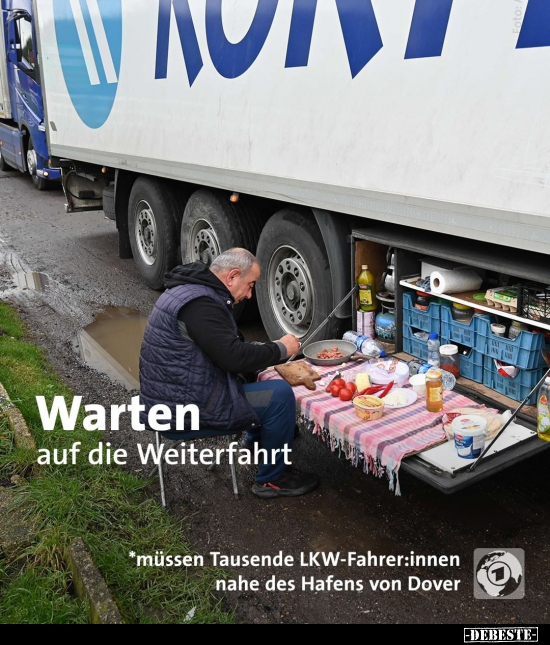 Warten auf die Weiterfahrt.. - Lustige Bilder | DEBESTE.de