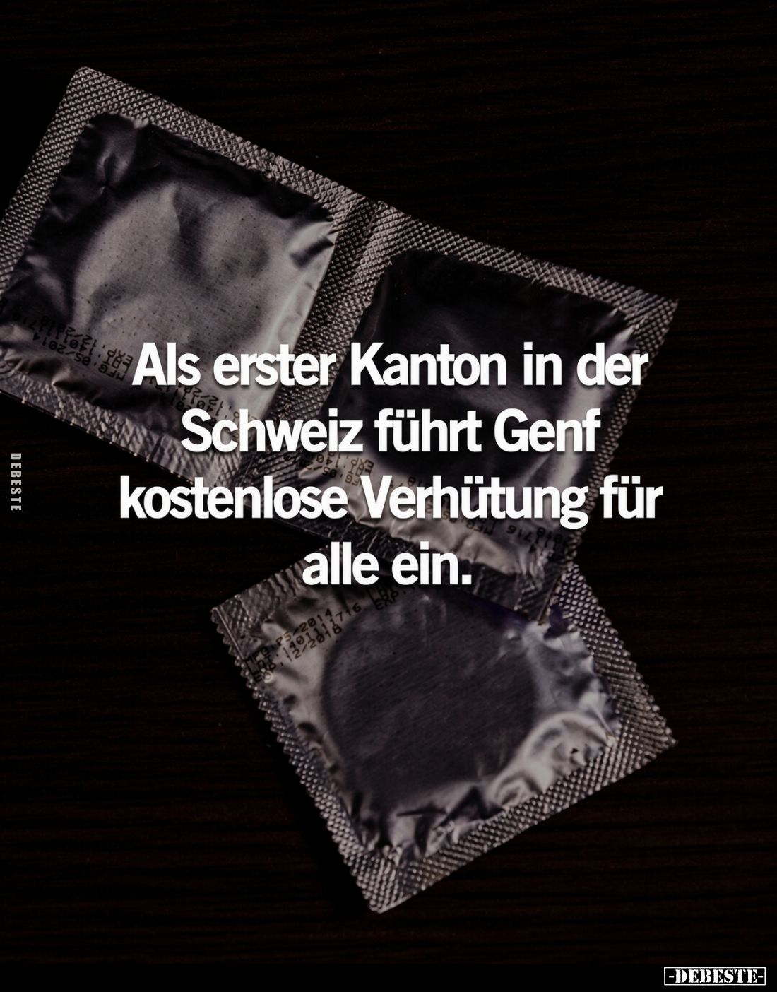 Als erster Kanton in der Schweiz führt Genf kostenlose Verhütung für alle ein.