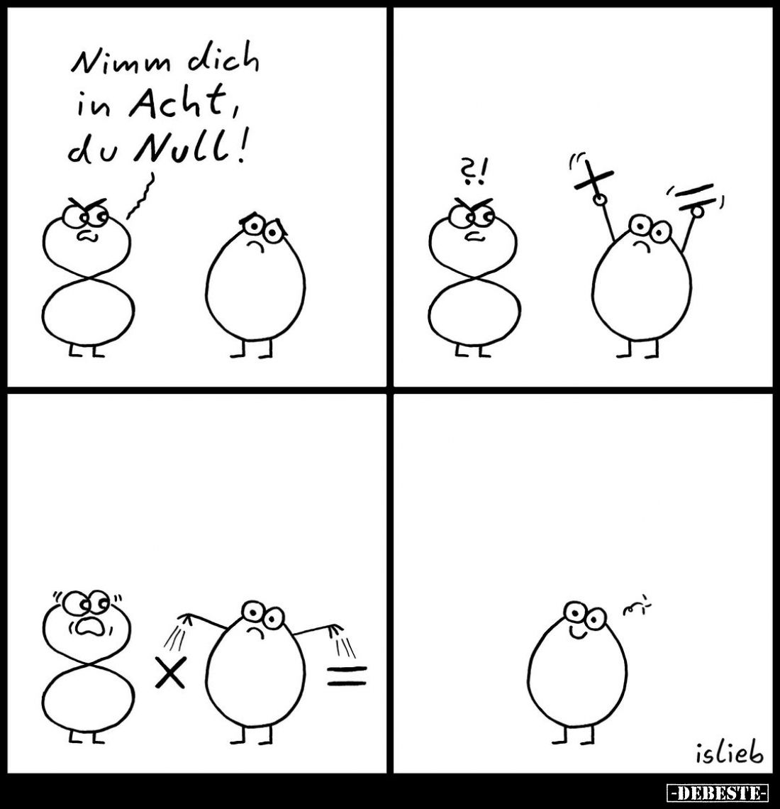 Nimm dich in Acht, du Null!