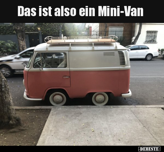 Das ist also ein Mini-Van.. - Lustige Bilder | DEBESTE.de