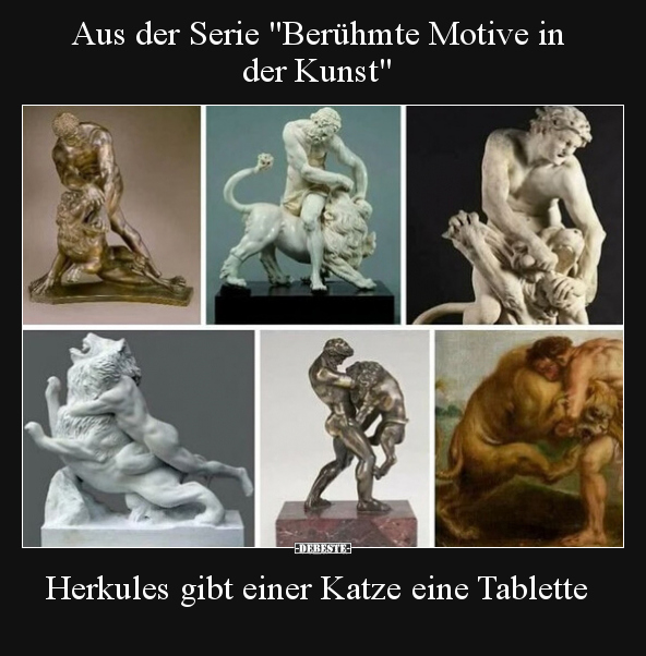Aus der Serie "Berühmte Motive in der Kunst"... - Lustige Bilder | DEBESTE.de