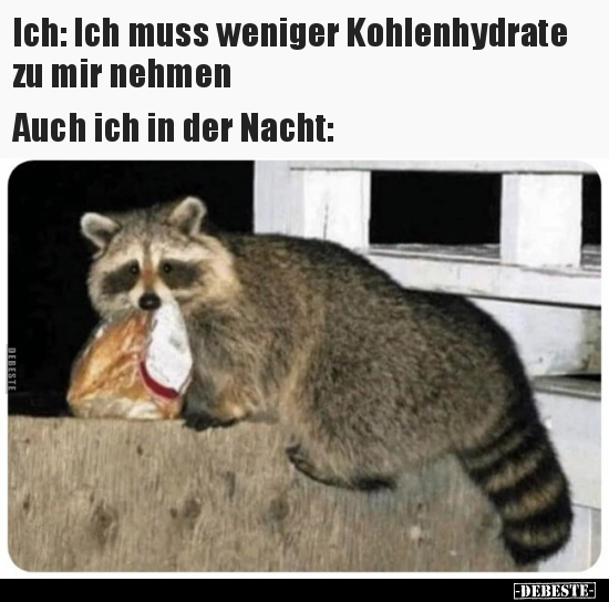 Ich: Ich muss weniger Kohlenhydrate zu mir nehme.. - Lustige Bilder | DEBESTE.de