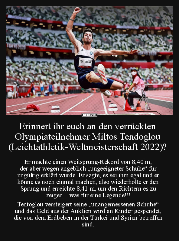 Erinnert ihr euch an den verrückten Olympiateilnehmer.. - Lustige Bilder | DEBESTE.de